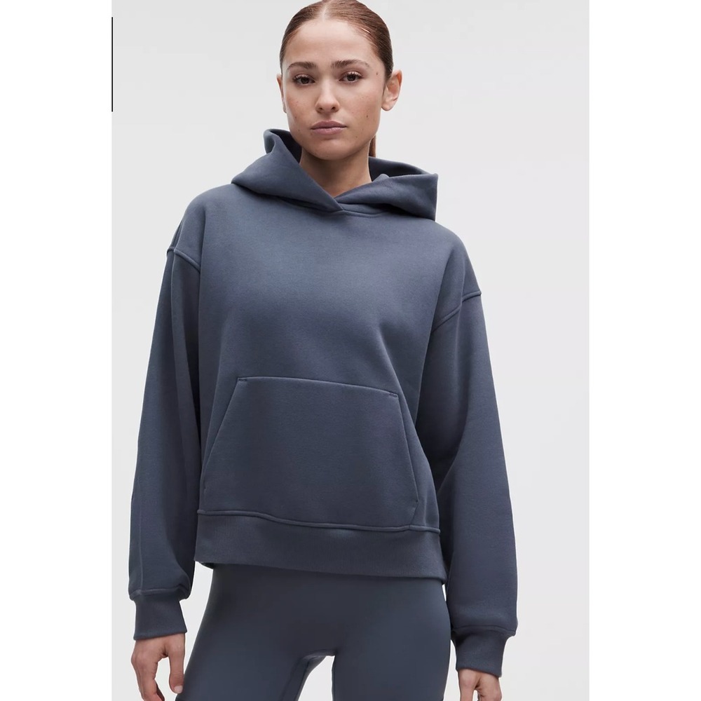 NWT Women's Steady State SuperLoft Hoodie Steel Blue Size Medium